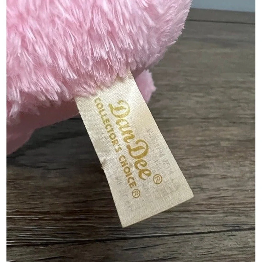 Dan Dee Celebrate The Season Pink Bunny Rabbit Plush Stuffed Animal Toy Small